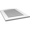 Ekena Millwork Arch Top Surface Mount PVC Gable Vent: Non-Functional, w/ 3-1/2"W x 1"P Standard Frame, 22"W x 28"H GVPAR22X2801SN - alternate 5